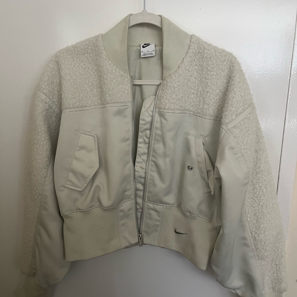 Nike High-Pile Fleece Bomber Jacket